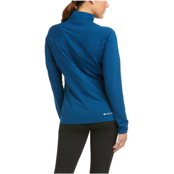 Ariat Womens Auburn 1/4 Zip Baselayer Top 10034846 - Blue Opal